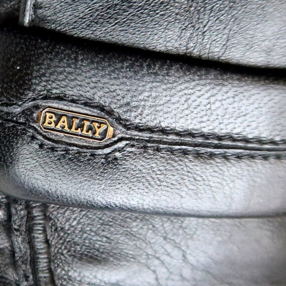 Bally of Switzerland Mathew Men's Black Leather Slip On Loafers Shoes Size 9 W - Picture 9 of 16